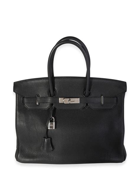 birkin bag hermes black|pre owned hermes birkin.